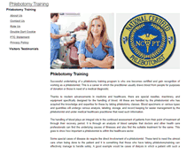 Tablet Screenshot of newphlebotomytraining.com